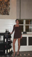 The Seraphina Ruched Mini Dress - 1010