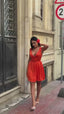 The Milan Ruched Corset Mini Dress - 1200