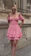 The Delphine Ruffled Corset Dress - 1115